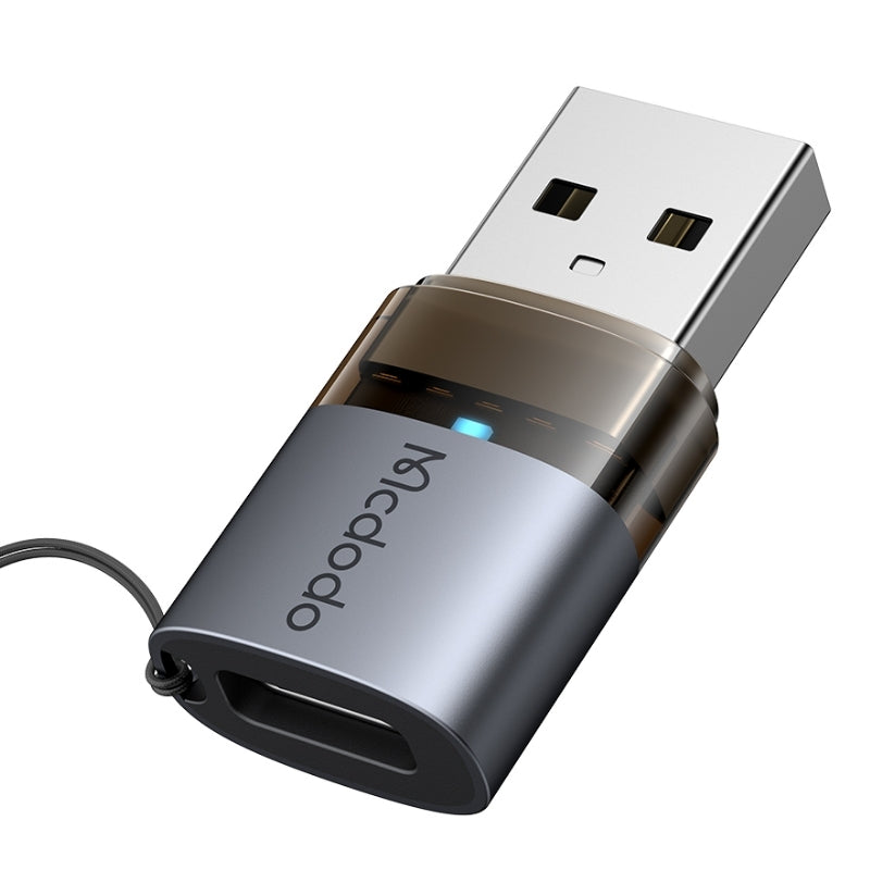 Mcdodo OT-7580 USB-A Male to USB-C Female Adapter with Indicator