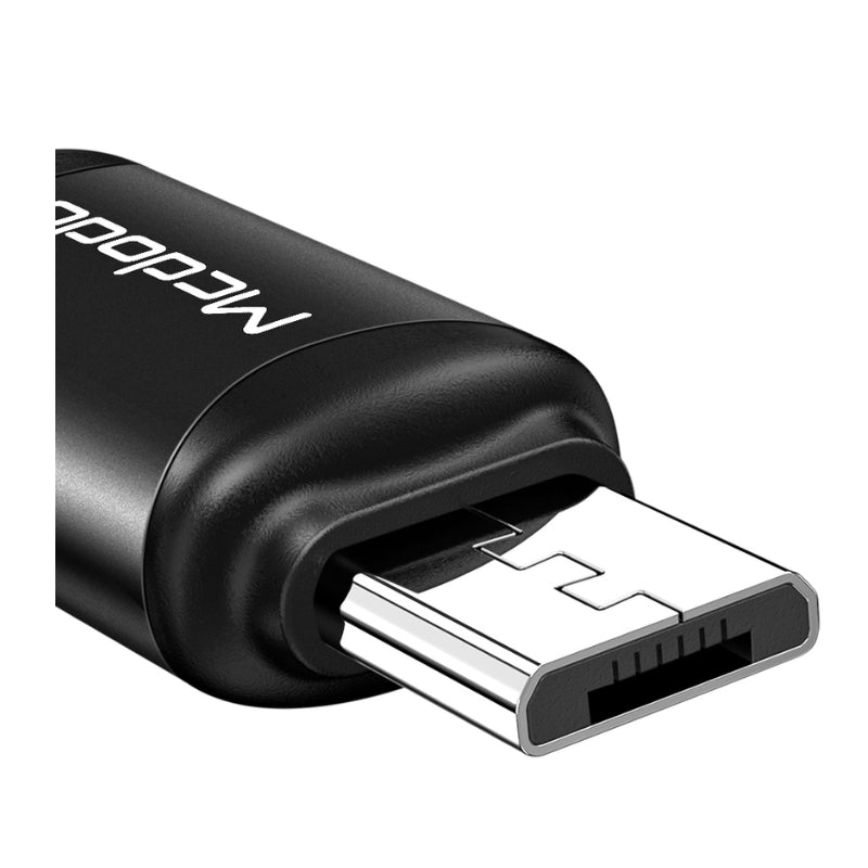 Mcdodo OT-7690 USB-C Female to Micro USB Male Adapter, Black
