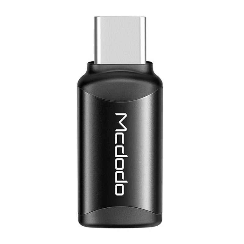 Mcdodo OT-7700 Lightning Female to USB-C Male Adapter, Black