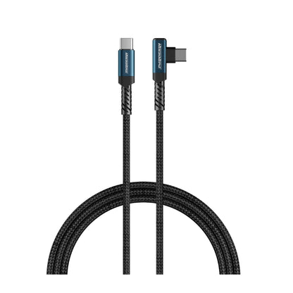 RockRose OneLink Pro RRCS21CCP Right-Angle USB-C Cable, 60W, 1m