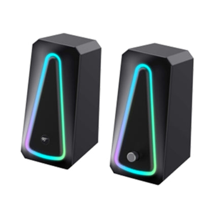 Havit SK208 PRO 10W RGB Stereo Gaming Speakers, Black