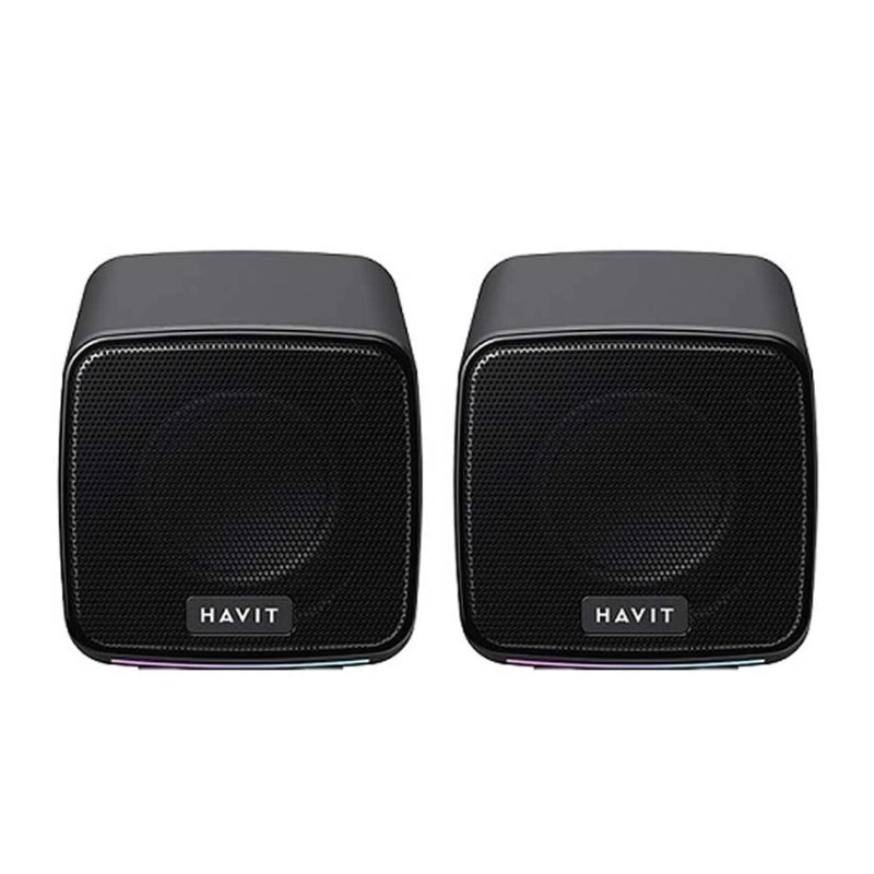 Havit SK764 Wired Stereo Desktop Speakers, Black