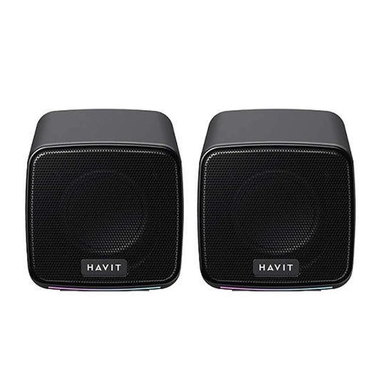 Havit SK764 Wired Stereo Desktop Speakers, Black