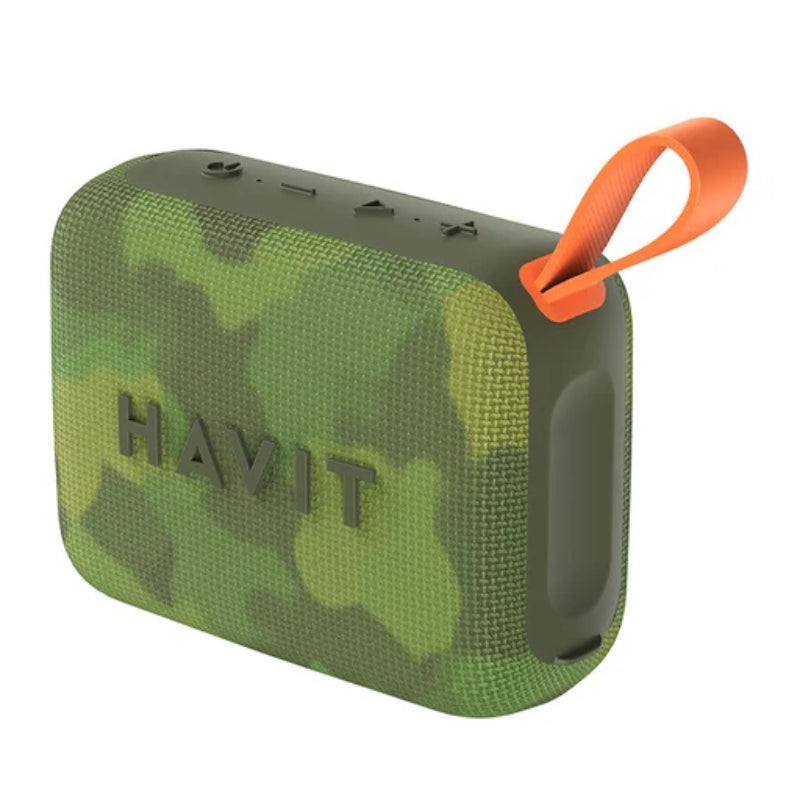 Havit SK874BT Squad Portable Bluetooth Speaker, Green Camouflage