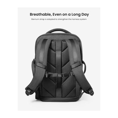 tomtoc TechPack-T73 X-Pac 28L Laptop Backpack | Black