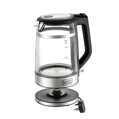 BLACK+DECKER GK220-B5 kettle with base and plug