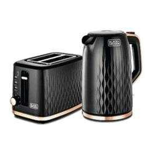 Black+Decker MBF90-B5 سيت فطور (غلاية + محمصة)