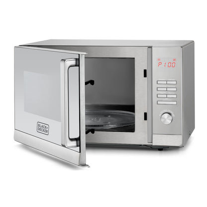 BLACK+DECKER MZ30PGSS-B5 microwave open door