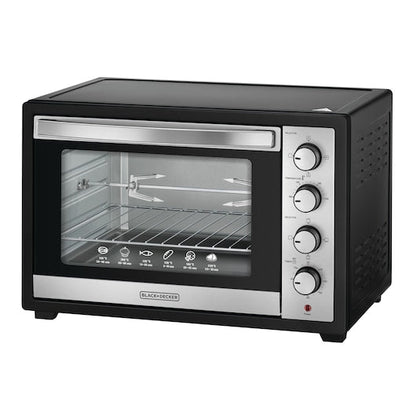 Black+Decker TRO50RDG-B5 فرن كهربائي 50 لتر مع شواية