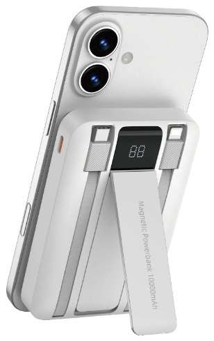 باور بنك 10000mAh بقدرة 22.5W | WIWU Wi-P061 Duke 22.5W فضي