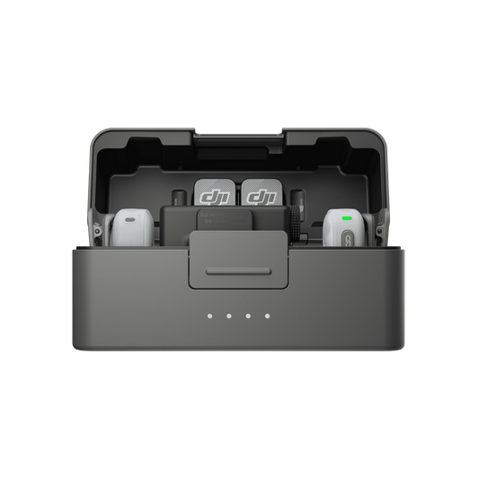 DJI Mic Mini 2 (2TX + 1RX + Charging Case) — صورة رسمية رئيسية عالية الدقة