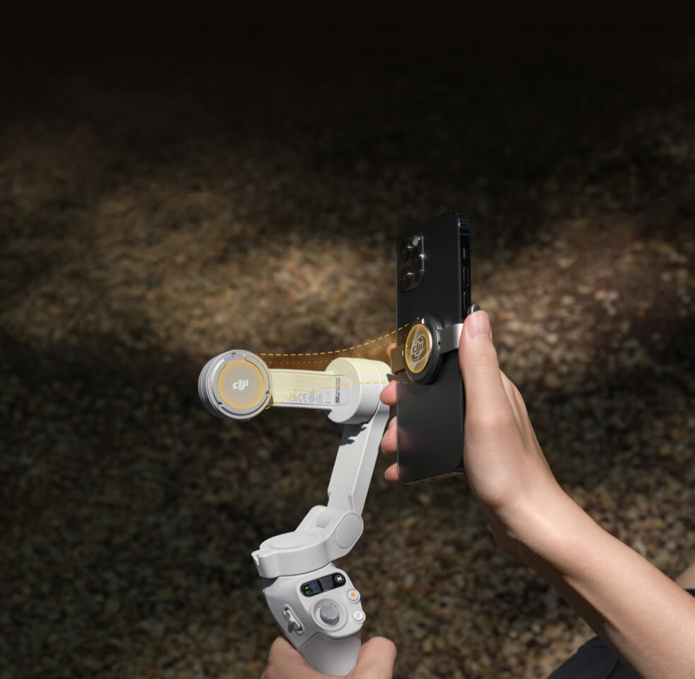 DJI Osmo Mobile SE - magnetic design