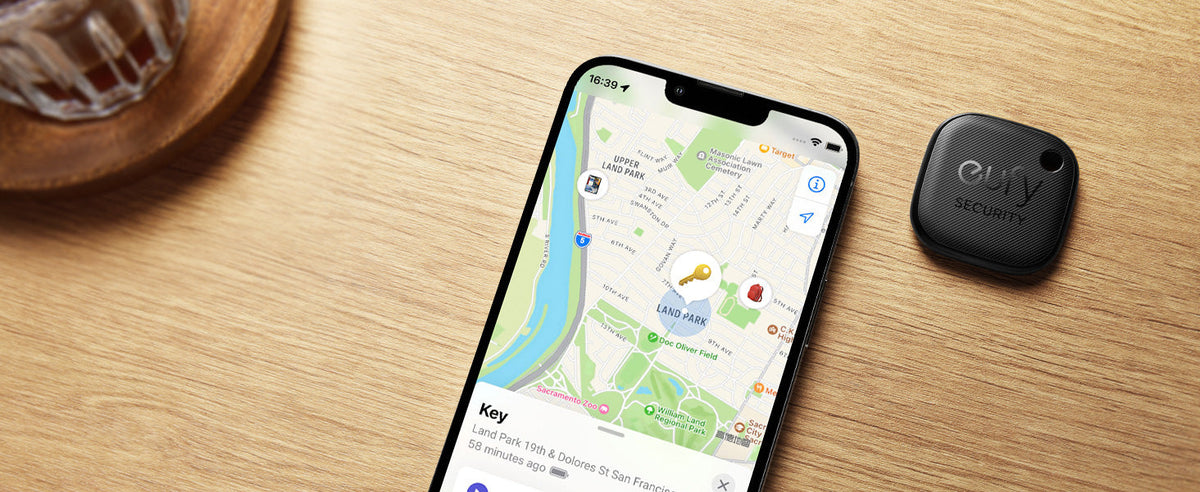 جهاز eufy SmartTrack Link مع تطبيق Apple Find My
