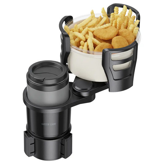 Green Lion Drive Flex 2-In-1 Cup Holder - Black