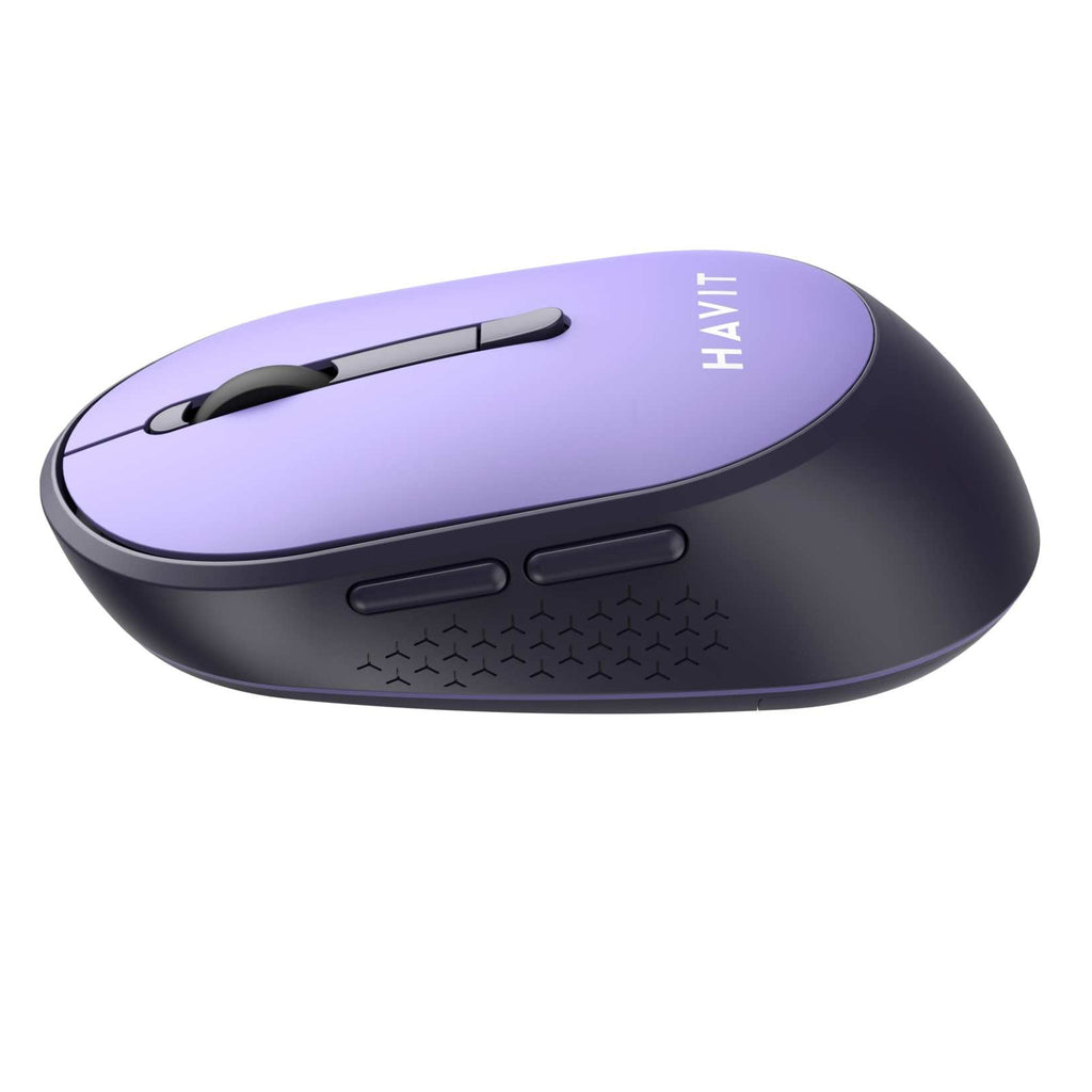 Havit MS78GT Wireless Mouse Purple side view
