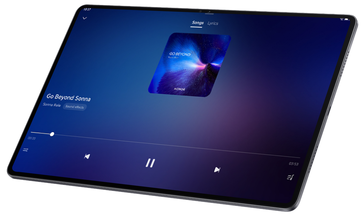 HONOR Pad X8a Space Gray - entertainment display view