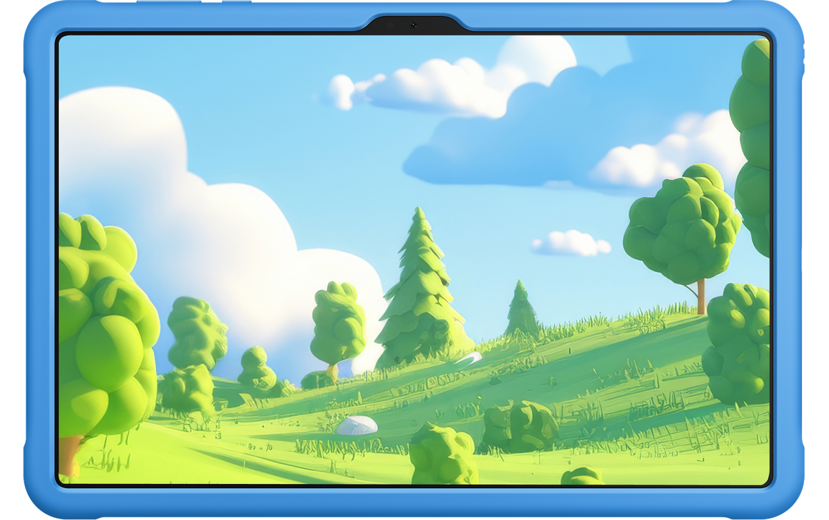 HONOR Pad X8b Kids - Sky Blue kids cover front view