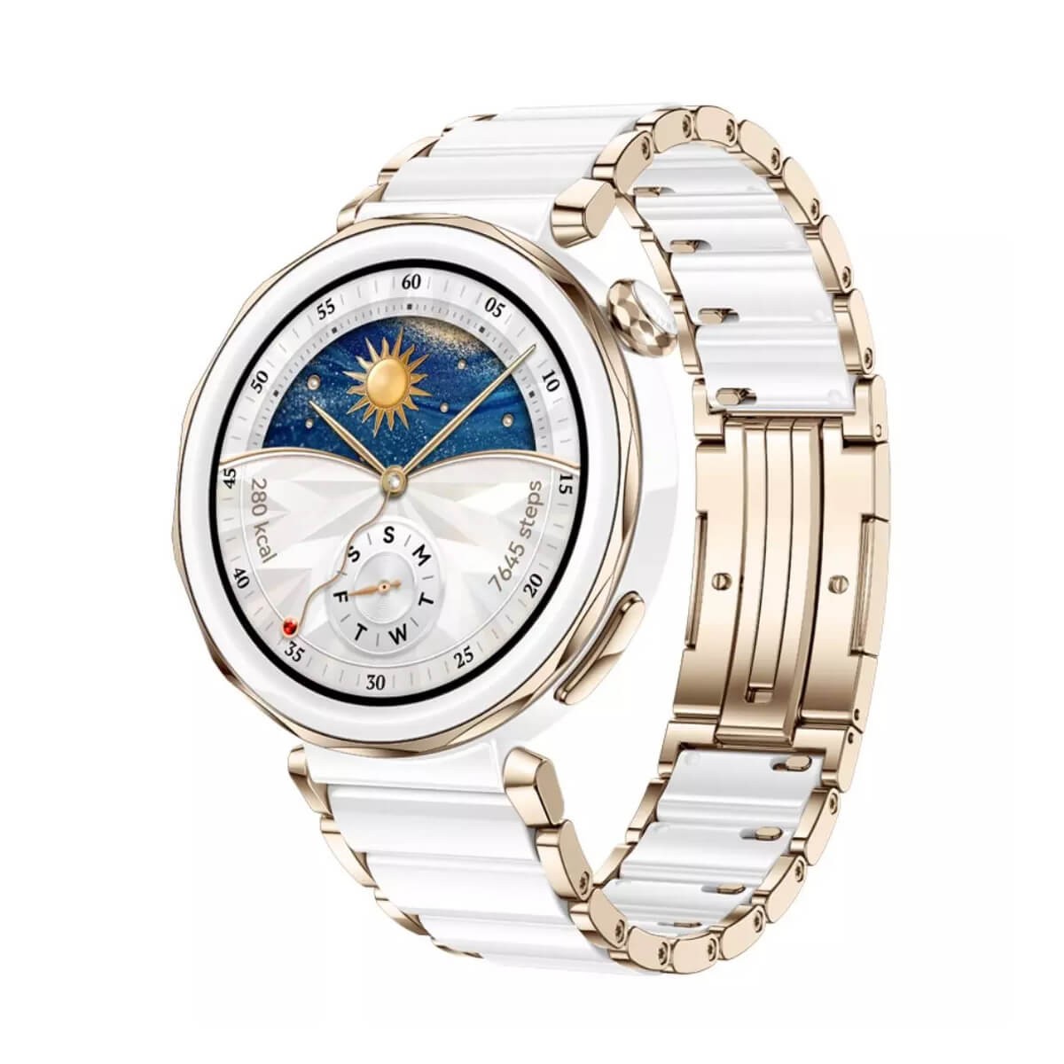 HUAWEI WATCH GT 5 Pro 42mm — سيراميك أبيض