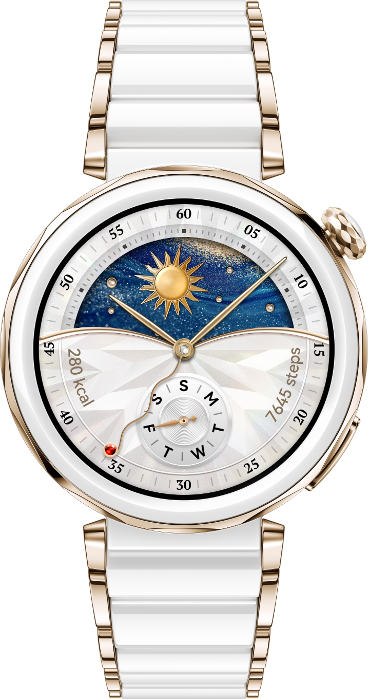 HUAWEI WATCH GT 5 Pro 42mm Ceramic White official image
