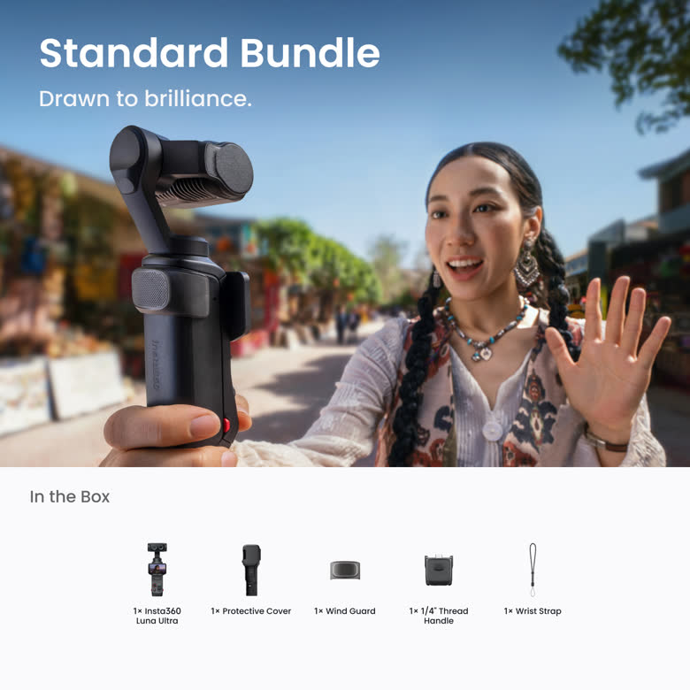 Insta360 Luna Ultra - تفاصيل الكاميرا