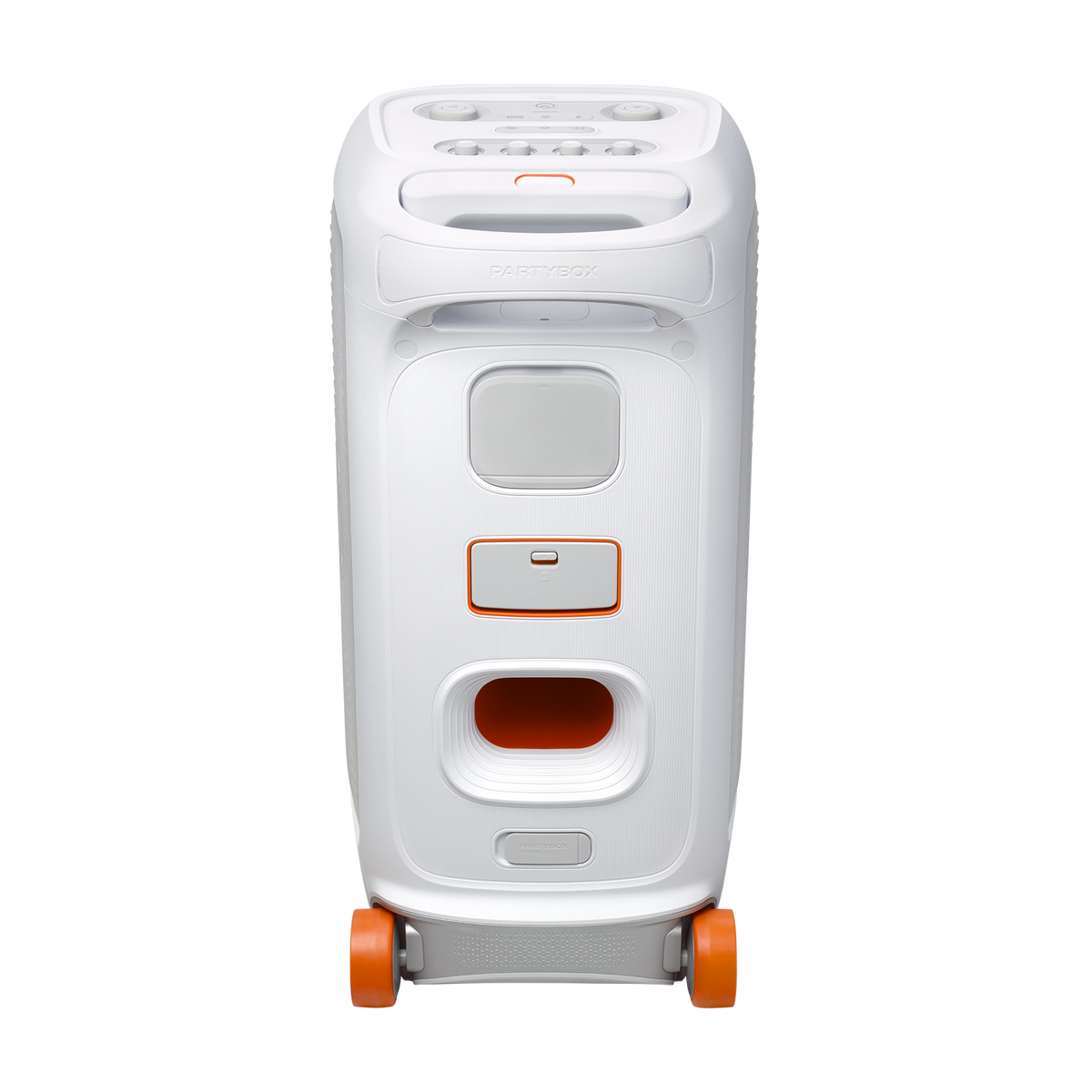 JBL PartyBox Stage 320 أبيض — منظر خلفي