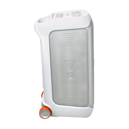 JBL PartyBox Stage 320 أبيض — منظر جانبي