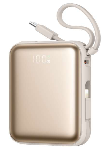 باور بانك Joyroom JR-PBF27 Pro سعة 10000mAh مع كيبلين
