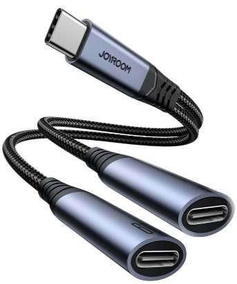 محول صوت Joyroom SY-C03 USB-C اثنان في واحد