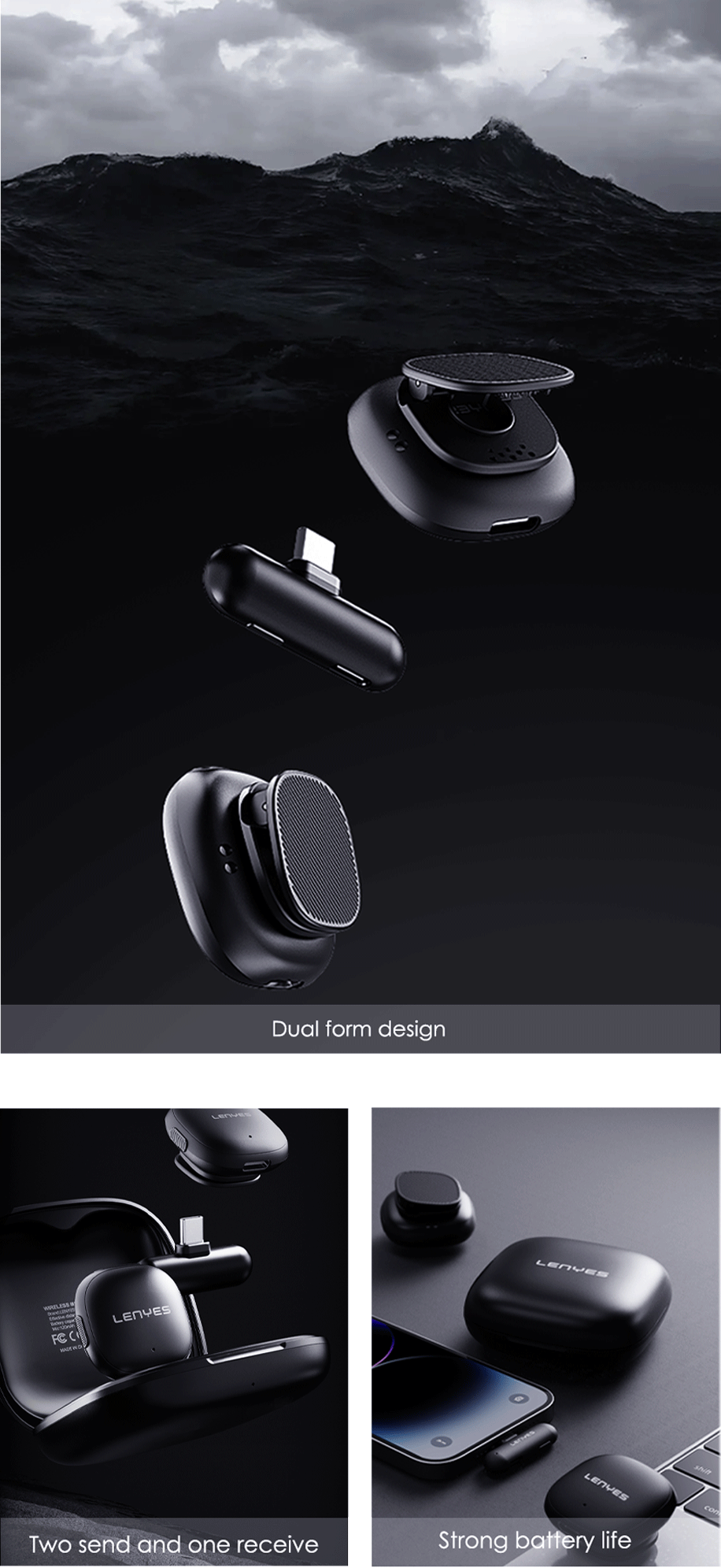Lenyes LM210 wireless microphone official image