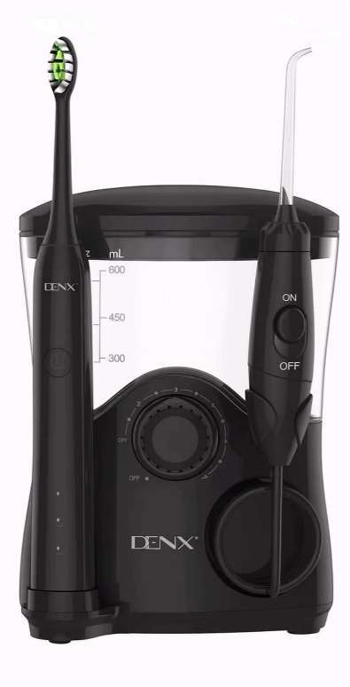 طقم عناية بالأسنان دينكس DENX DX3716 — خيط مائي + فرشاة كهربائية