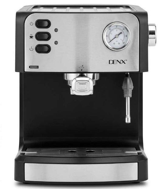 ماكينة قهوة دينكس DENX DX2093 — ضغط 15 بار مع صانعة رغوة