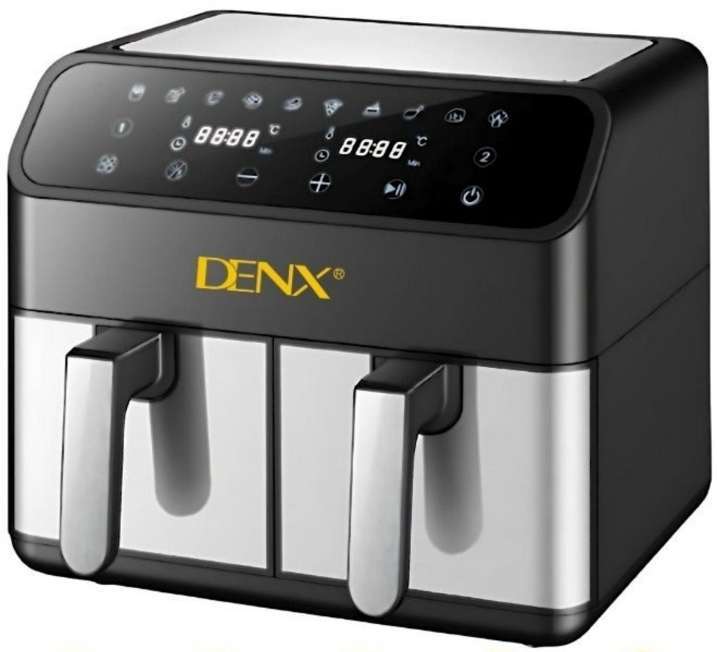 قلاية هوائية مزدوجة دينكس DENX DX2091 — سلتين مستقلتين