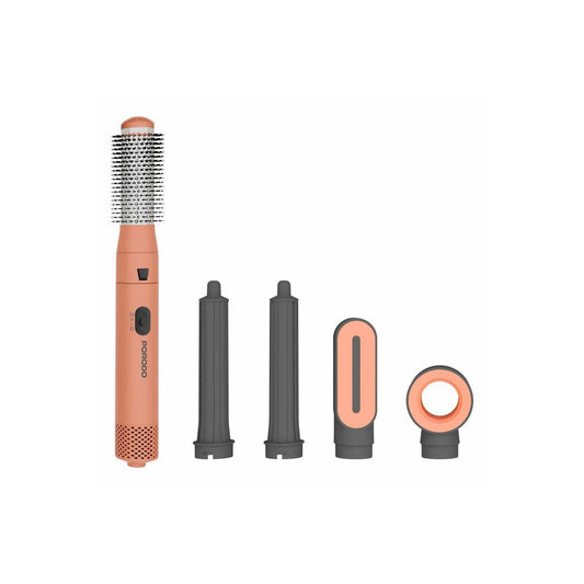 Porodo 600W 5-in-1 Hot Air Hair Styler - Peach
