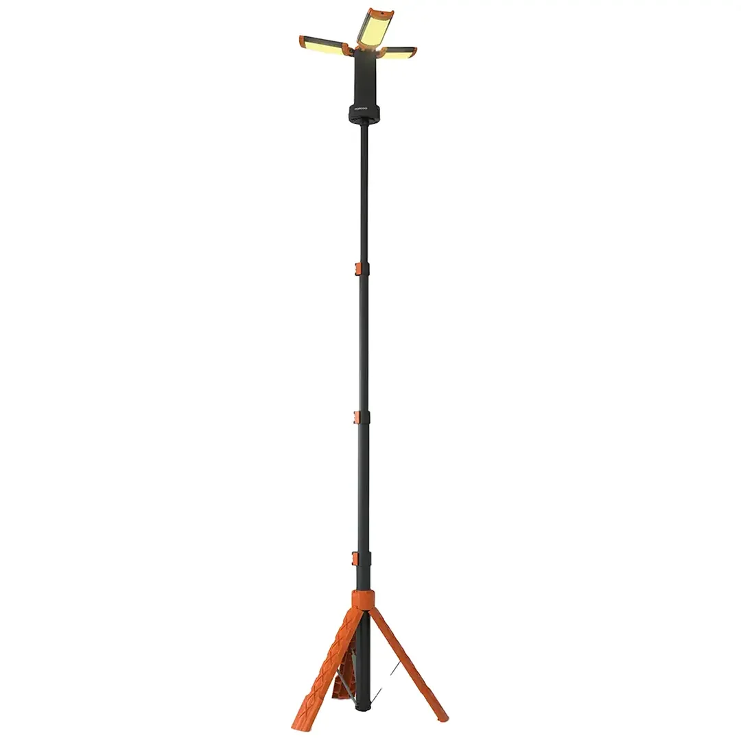 Porodo 9000mAh Foldable Work Lantern with Tripod - Orange