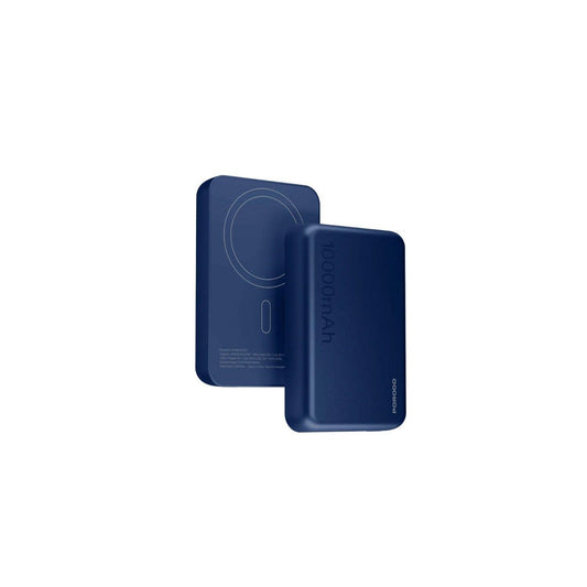 Porodo BLUVORA 10000mAh 15W Wireless PD 20W MagSafe Power Bank - Blue