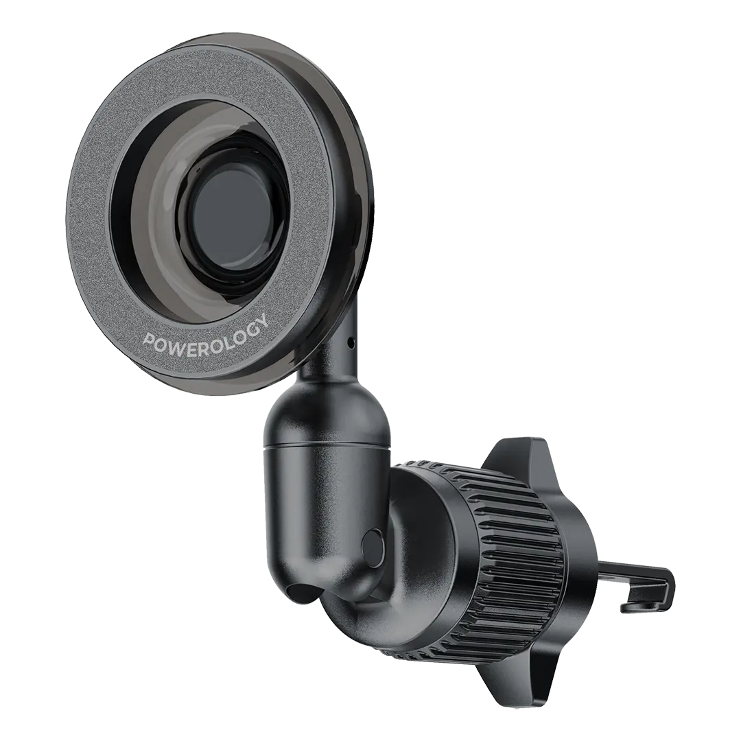 Powerology Logan 360 MagSafe Car Phone Holder Black