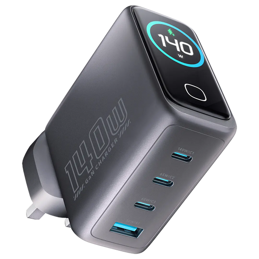 Powerology Voltflow GaN Wall Charger PD 140W - Black