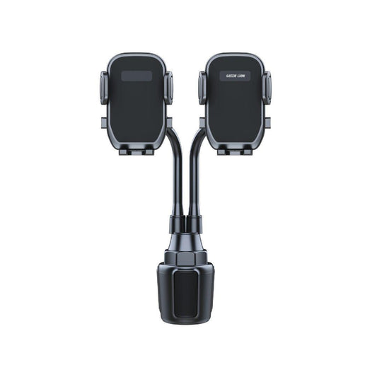Green Lion Dual Drive Universal Car phone Holder - Black