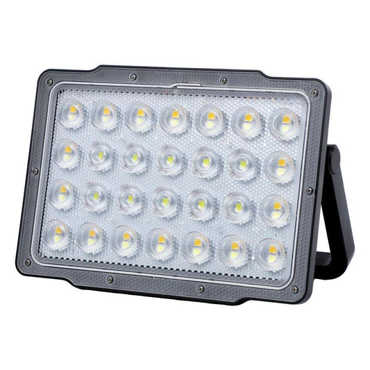 Green Lion Solar Floodlight with Solar Panel 7200mAh 1400 LM - Black