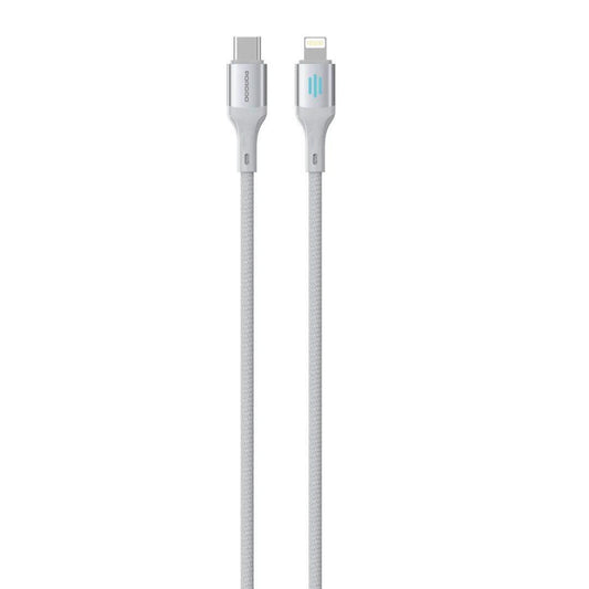 Porodo USB-C to Lightning Charging and Data Cable - Silver