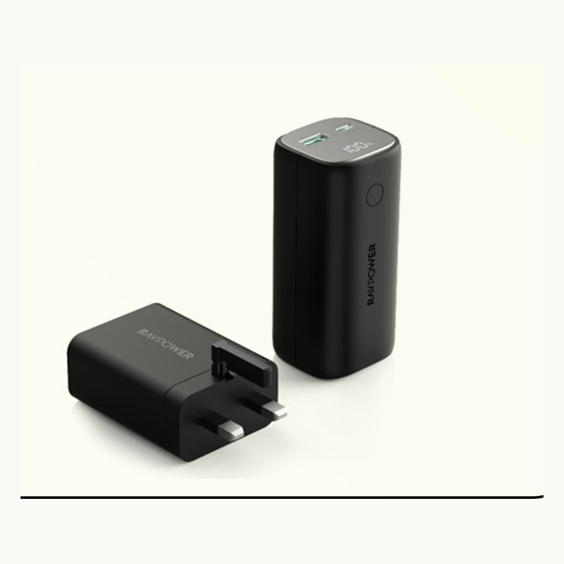 RAVPower RP-PB208 Super Combo شاحن متنقل مع شاحن جداري (COMBO)