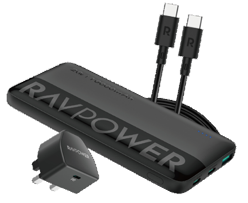 كومبو شحن RAVPower RP-PC1085 ثلاثة في واحد
