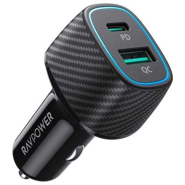 شاحن سيارة RAVPower VC009 بقوة 60W