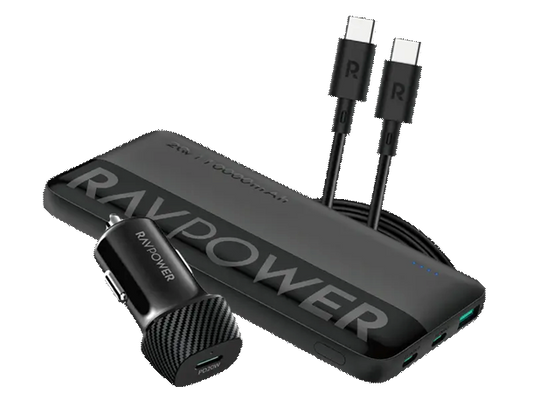 كومبو شحن سيارة RAVPower RP-VC1014 ثلاثة في واحد