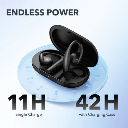 بطارية Soundcore AeroFit حتى 42 ساعة مع علبة الشحن