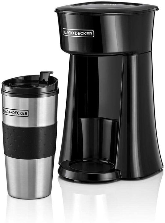Black+Decker DCT10-B5 ماكينة قهوة مع كوب سفر