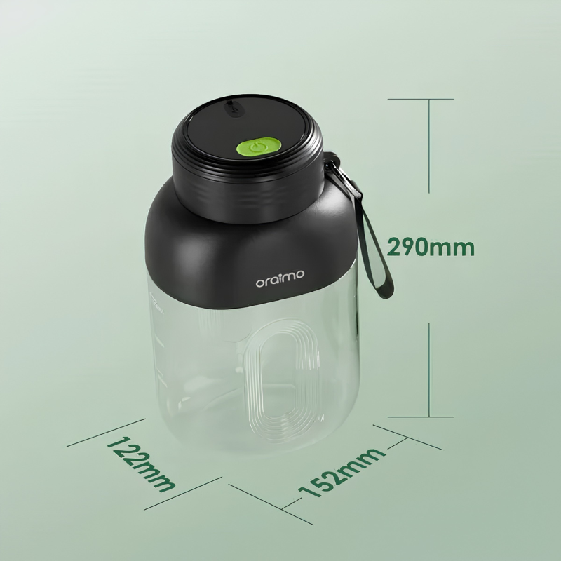 خلاط عصير Oraimo SmartBlender Cup بسعة 1 لتر – رمادي جرافيت