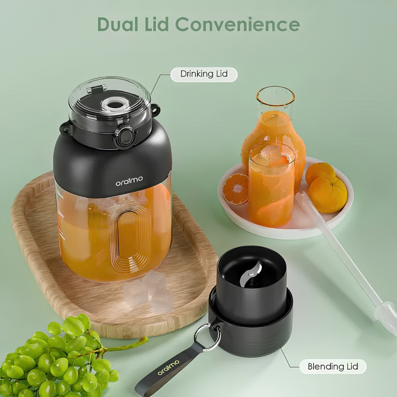 خلاط عصير Oraimo SmartBlender Cup بسعة 1 لتر – رمادي جرافيت
