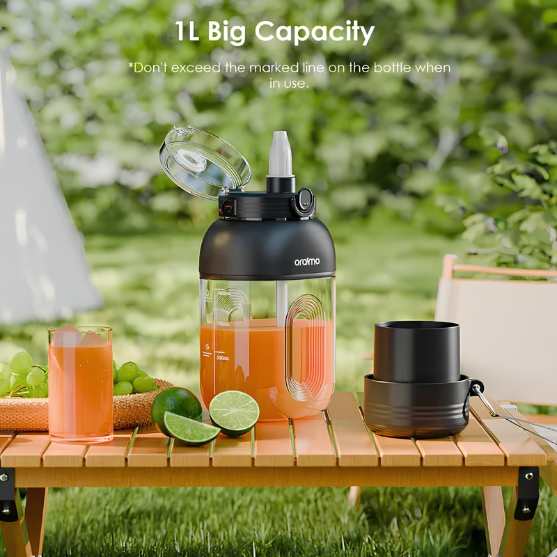 خلاط عصير Oraimo SmartBlender Cup بسعة 1 لتر – رمادي جرافيت
