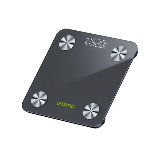 Oraimo FitScale Smart LED Body Fat Scale – Black